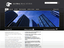 Tablet Screenshot of globalrealestatespain.com